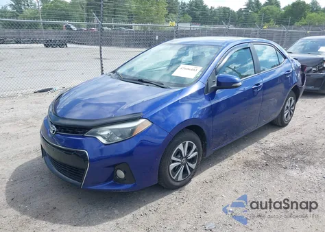 2014 Toyota Corolla S Plus z USA, uszkodzony, nr VIN 2T1BURHEXEC224794